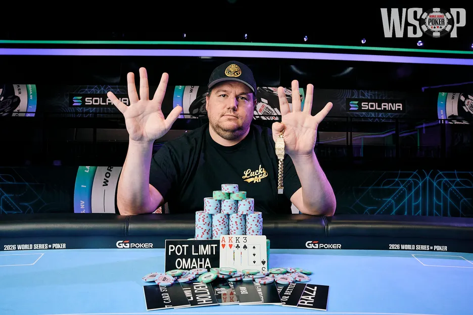 Shaun Deeb เจ้าของ WSOP POY 2025 และกำไล 9 เส้น